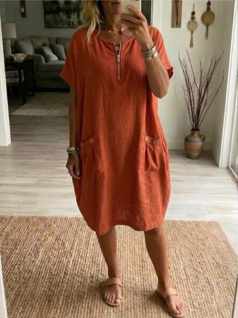 Mirelle™ | Robe avec fermeture éclair