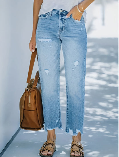 Marvelle™ | Jeans droits raccourcis