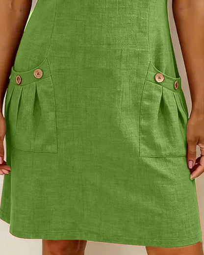 Élorine™ | Robe légère en coton-lin à coupe flatteuse