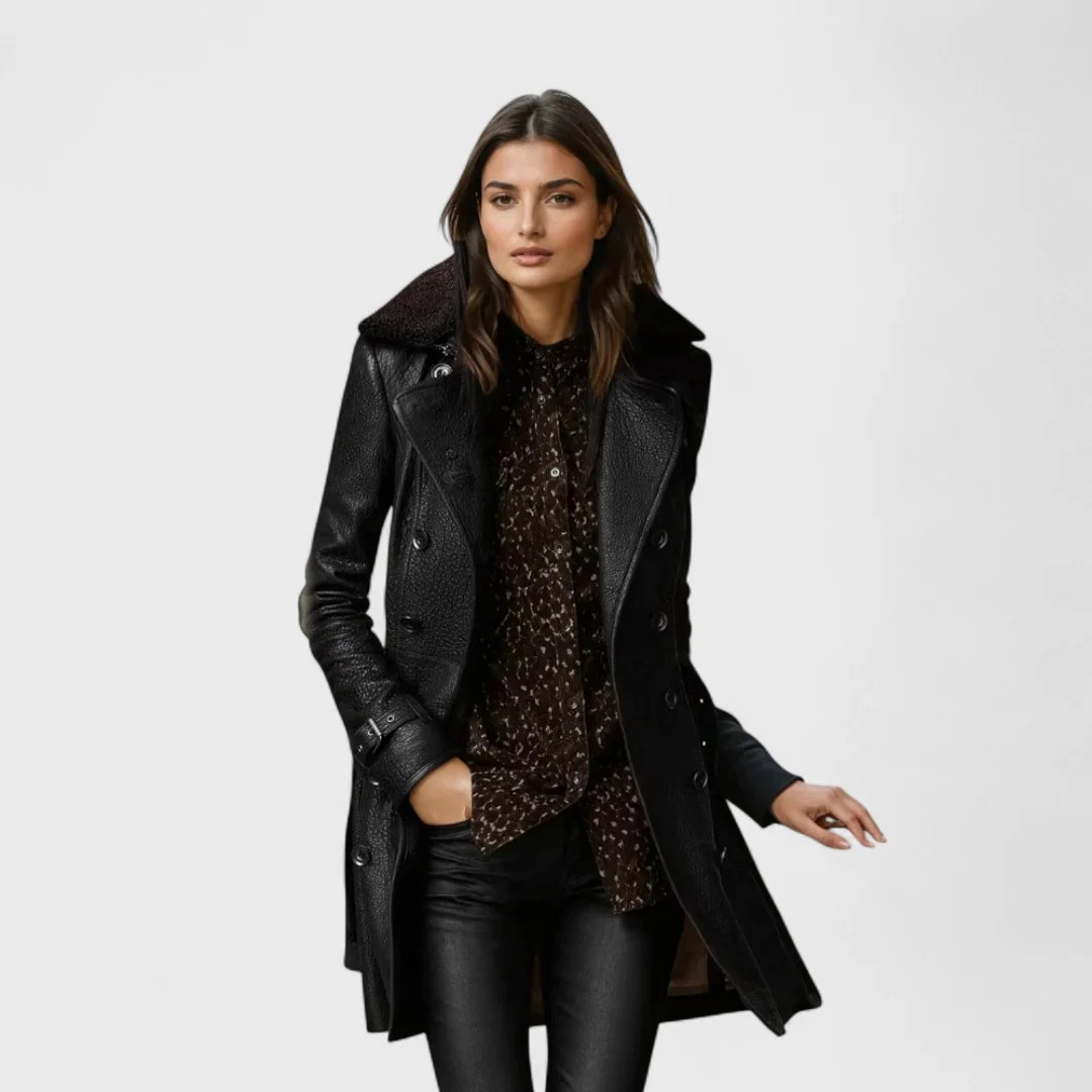 Velenoir | manteau en cuir
