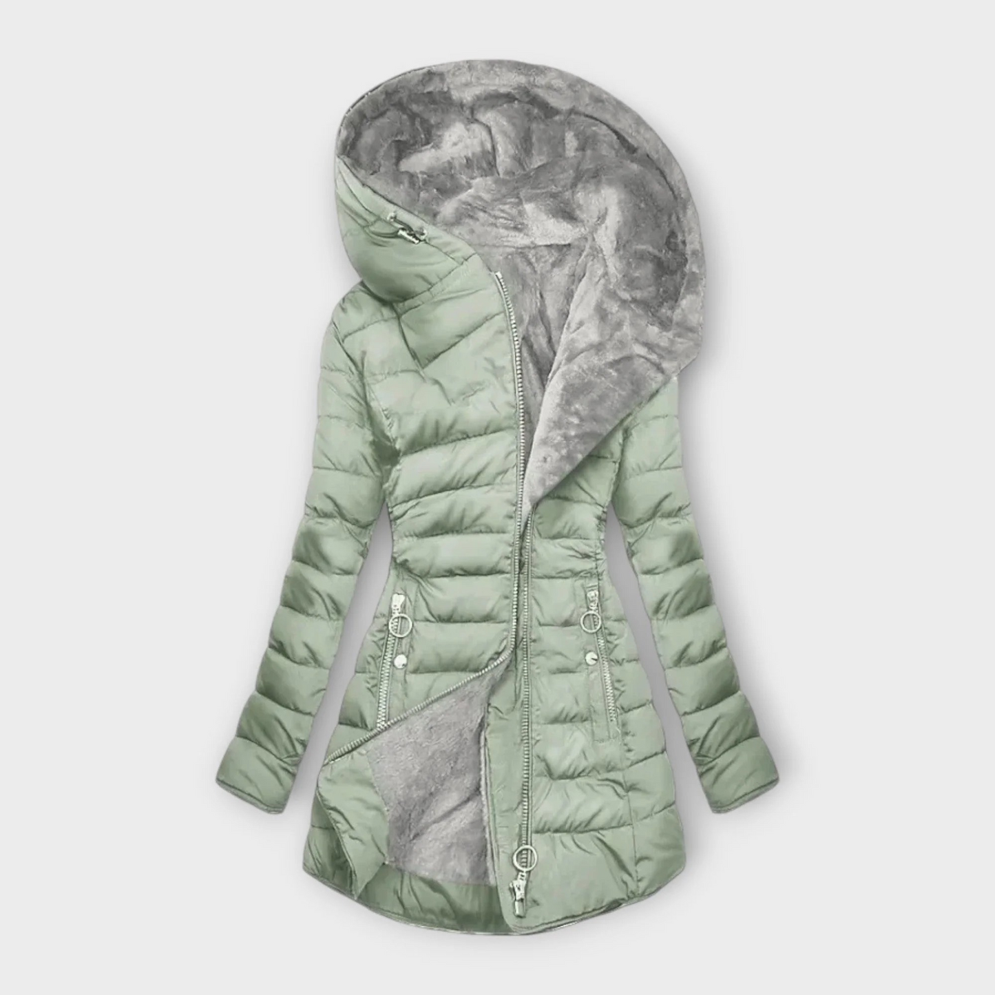 Amelie | Veste matelassée avec doublure en polaire