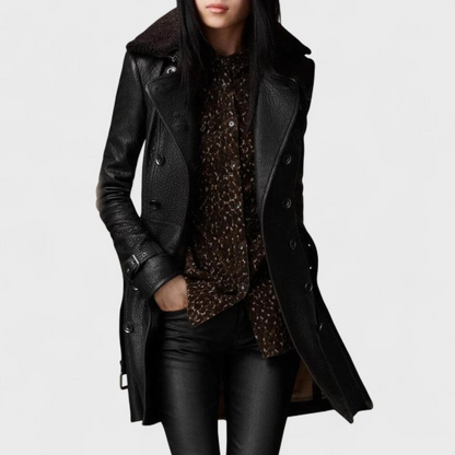 Velenoir | manteau en cuir