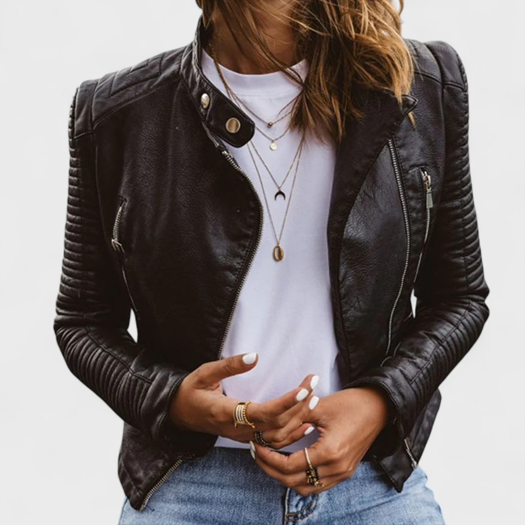 Sanne™  | veste en cuir