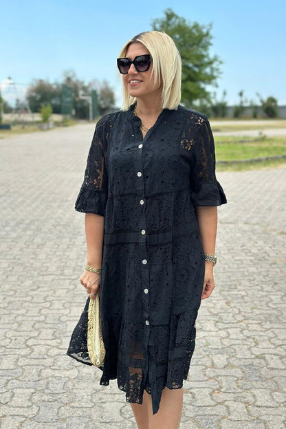 Rosalie™ | Robe élégante avec fermeture à boutons
