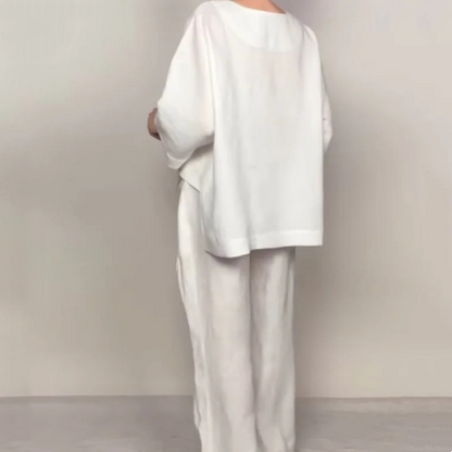 Solène™ | Ensemble en coton-lin 2 pièces