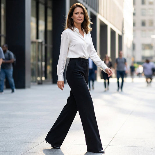 Celeste™ | Pantalon élégant à taille haute