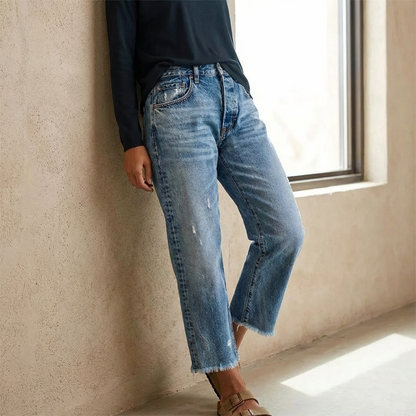 Marvelle™ | Jeans droits raccourcis