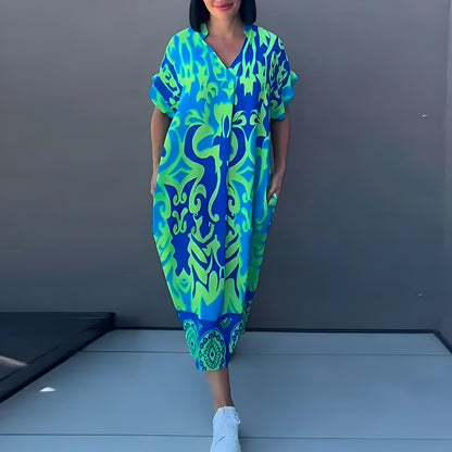 Zoé™ | Robe maxi colorée